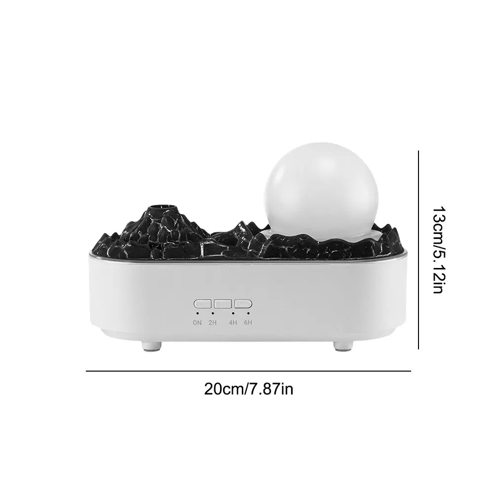 Volcano con Luz Nocturna - Difusor de Aceites Esenciales