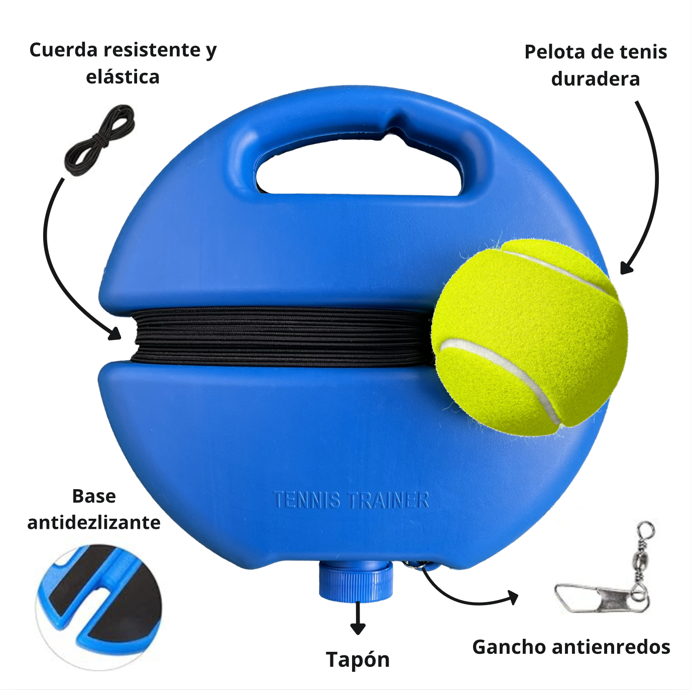 Entrenador de Tenis Individual - Rebotazo